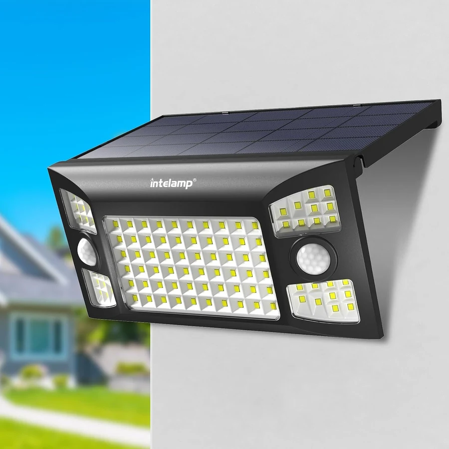 intelamp Solar Motion Sensor Light