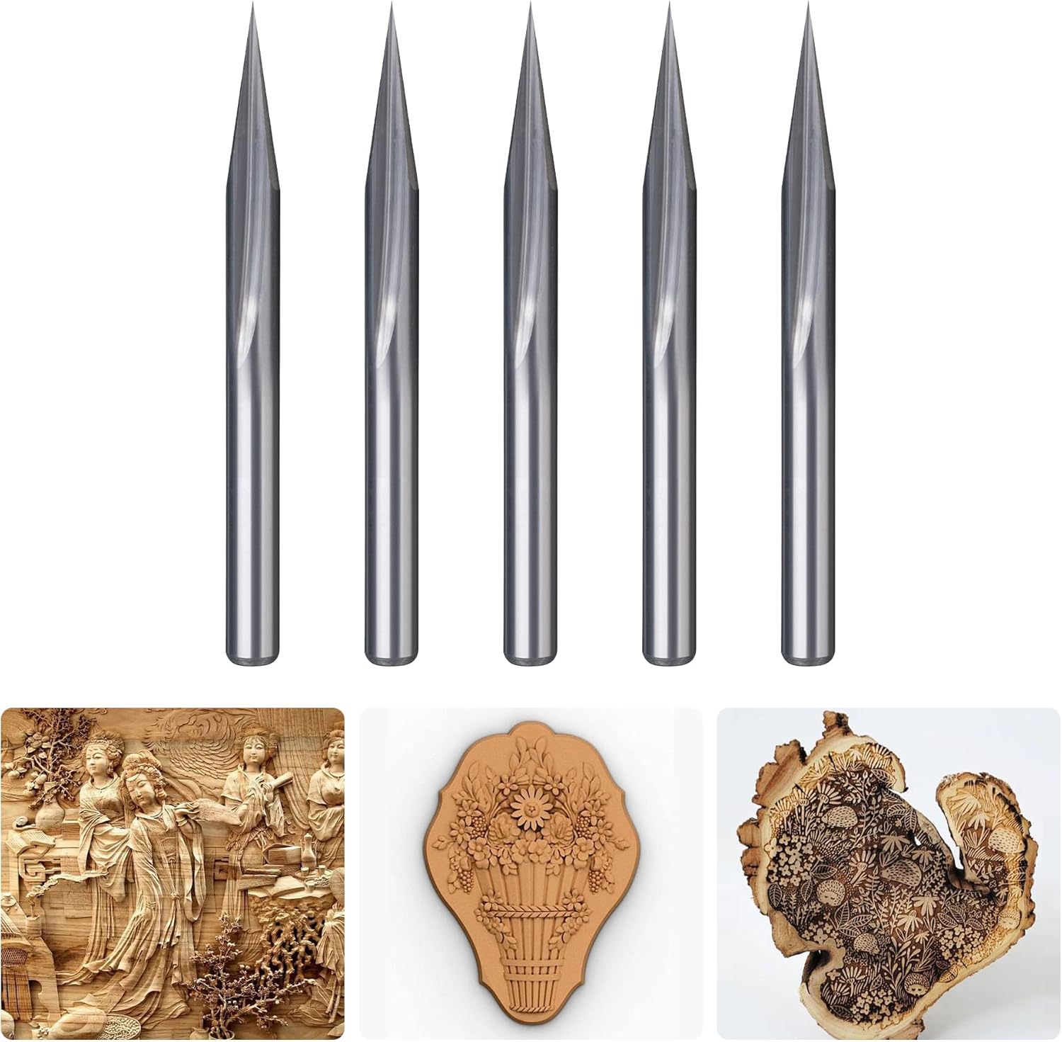 HUHAO CNC Engraving V Bits