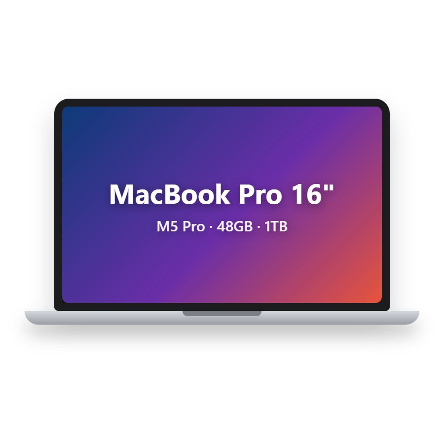 MacBook Pro 16-inch with M5 Pro